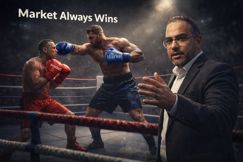 Market Always Wins: لماذا السوق دائمًا يفوز… حتى لو كان منتجك عبقريًا؟