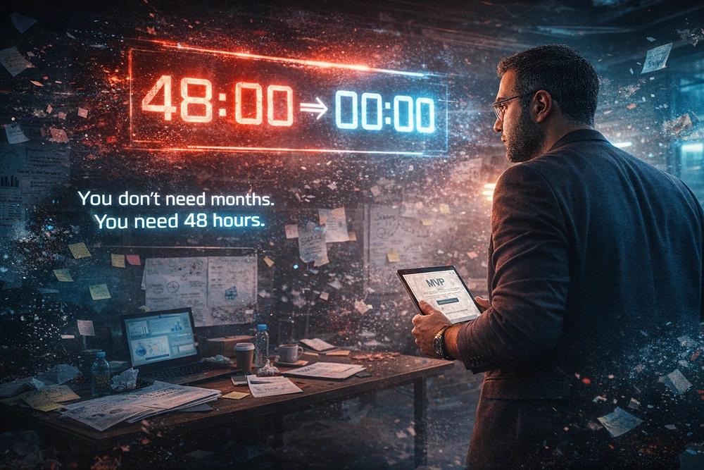اختبر فكرتك في 48 ساعة قبل أن تخسر شهورًا (دليل الإنقاذ السريع للأفكار)
